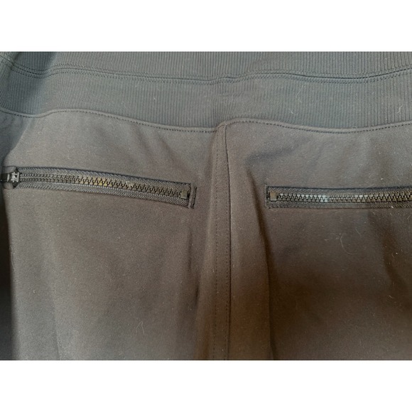 Athleta Venice Wide Leg Pant Black High Rise Ribbed Waist Small Petite SP - Picture 5 of 10